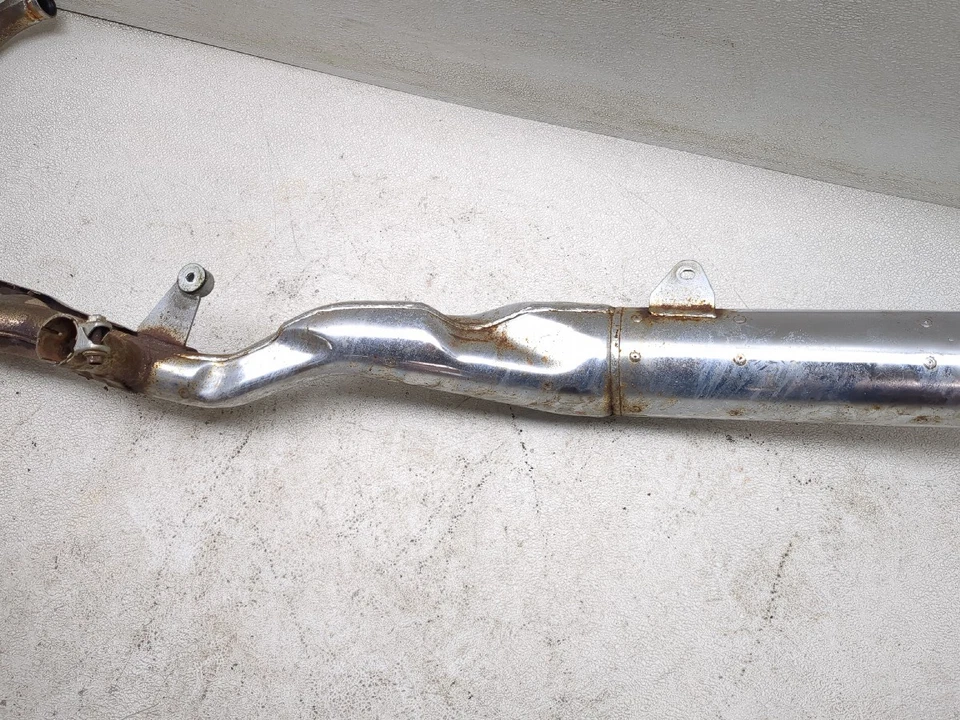 91-93 Suzuki GSX1100 G GSX 1100 Rear Right Full Exhaust Header Pipe Muffler - Image 4 of 4