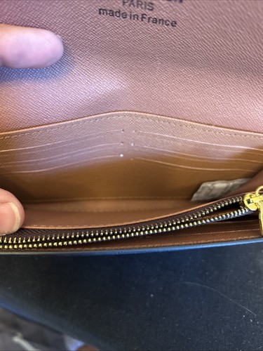 Louis Vuitton Monogram Portefeiulle Sarah Long Bifold Wallet Brown 4x8” #2 - Bild 8 von 12
