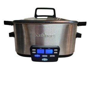 Cuisinart MSC-600 3-in-1 Cook Central 6-Qt Multicooker Slow Cook Brown Steamer