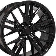 20x8.520x9.5 Rims Fit Chevy Camaro Zl1 Style Black Wheels Set Of 4