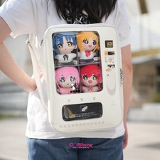 2026 Splatoon Transparent Doll Bag Fit 10CM  Plush Doll Bag Backpack Doll Gift