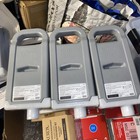 3 Canon PFI-70GY/Y/MBK 1/2 Pigment Ink Tank (6683B001) 2011-4 No Box Used