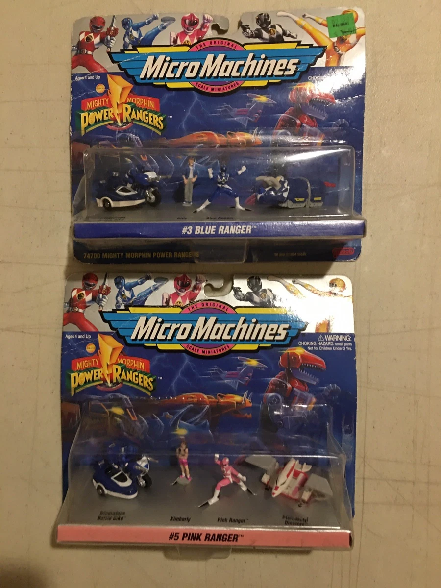 Micro Machines POWER RANGERS Blue Ranger - Galoob 1994 Neuf New