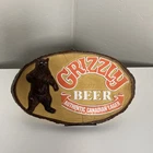 Vtg 1984 Grizzly Beer Authentic Canadian Lager 3D Bear Wall Sign Breweriana