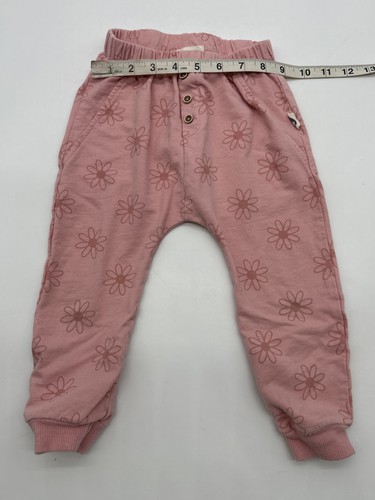 Rabbit Bear By Emily And Oliver Sweatpants Toddler Girls 3T Pink ..#31376 - Picture 7 of 10