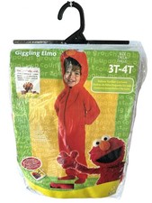 Disguise Sesame Street Deluxe Toddler Giggling Elmo Costume Size 3T-4T