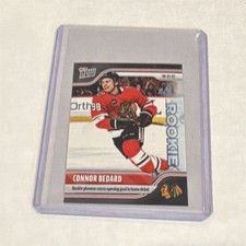 2023-24 Topps Now NHL Stickers Connor Bedard Rookie #15 Chicago Blackhawks