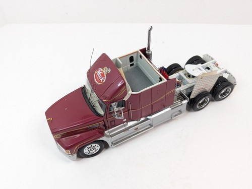 1993 Franklin Mint Mack Diecast Semi Truck Bobtail Missing Sleeper Top & 1 Stack - Picture 2 of 24
