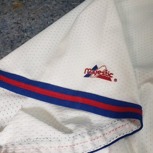 Maglia Ivan Rodriguez 1995 Texas Rangers All Star Uomo Home Bianca Cooperstown - Foto 5 di 10