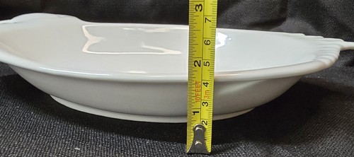 White ceramic duck-shaped platter - Picture 5 of 7