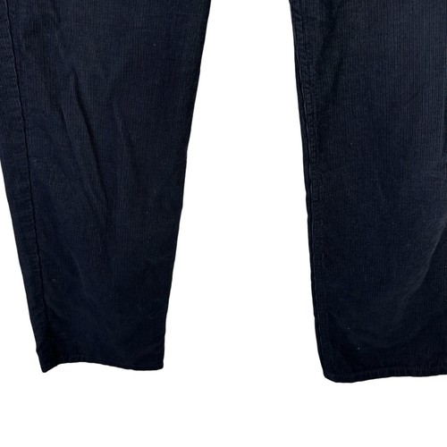 COS Pants Womens 4 Corduroy Trousers High Rise Waist Preppy Navy Blue 28x27 - Picture 5 of 20