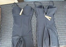 SKIMS Body Core Sculpt Underwire Mid Thigh Bodysuit BD-ONS-9547W Medium Onyx NWT
