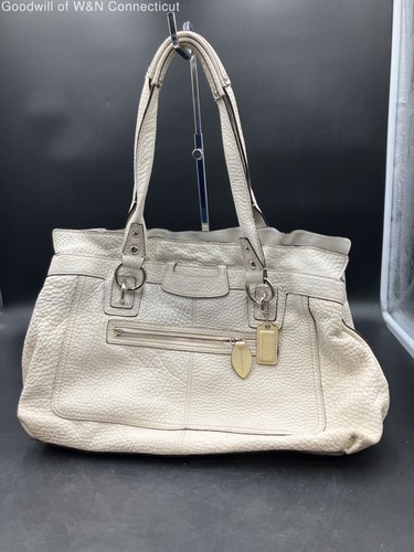 Authenticated coach Women White Purse