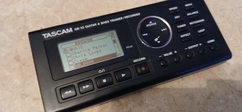 Tascam GB-10 Portable, Recorder & Trainer for Guitar / Bass W/ 2GB SD, TESTED - Picture 11 of 16