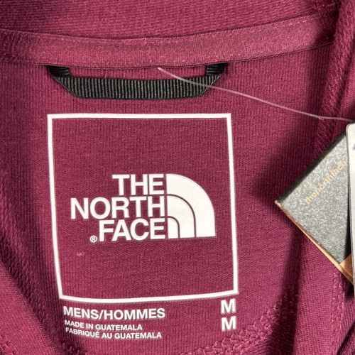 The North Face Terry Hoodie Men's Small Boysenberry Slim Fit NWT New MSRP $65 - Picture 2 of 5