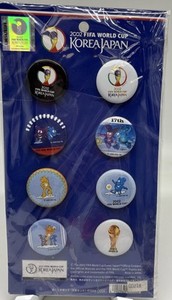 2002FIFA WORLD CUPオフィシャルピンズセット2002個限定 サッカー 日韓ワールドカップ ピンバッジセット 2002年 FIFA