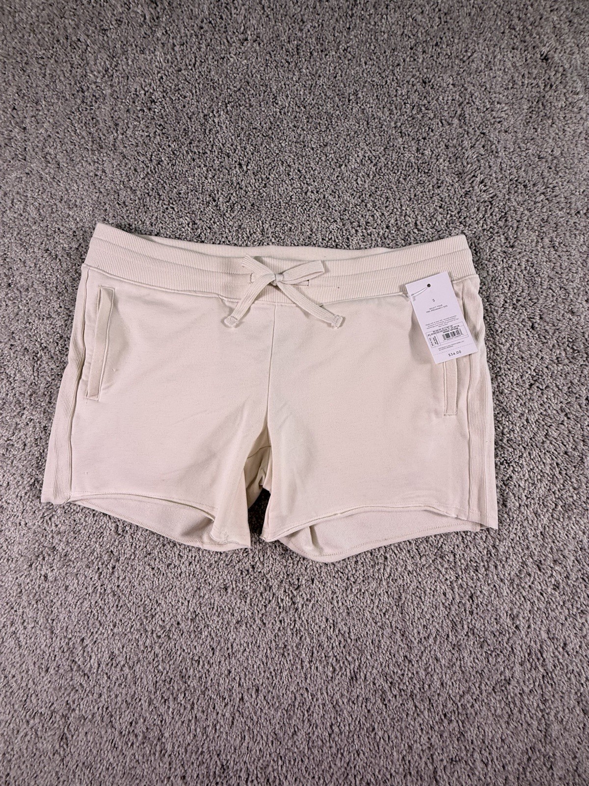 Drapey Knit Maternity Shorts Isabel Maternity by Ingrid & Isabel White Small