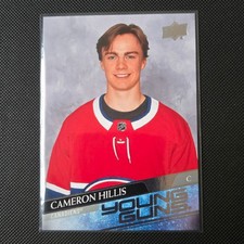 2020-21 Upper Deck Extended Series - Young Guns Cameron Hillis #705 (RC)