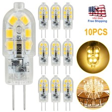10PCS G4 20W 2835 SMD Bi-pin 12 LED Lamp Light Bulb DC 12V 6000K Warm White