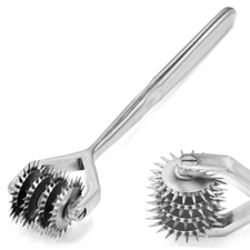 4 Row Spiked Wartenberg Pinwheel Torture Tool Diagnostic