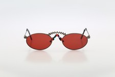 Robert Rudger 620 26, Vintage 90s small oval aviator sunglasses women, NOS