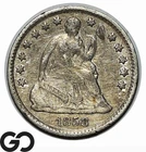 1858 Seated Liberty Half Dime