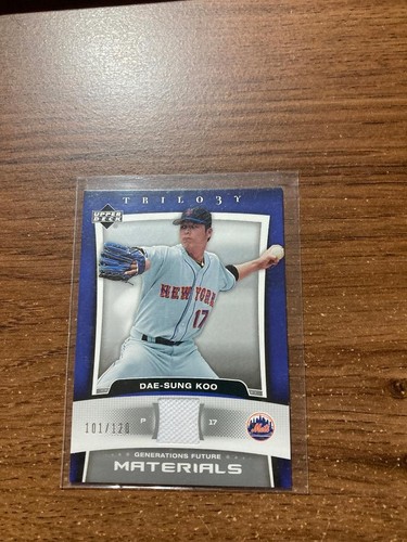 2005 Upper Deck Trilogy Generations Materials Silver #DK Dae-Sung Koo Jersey