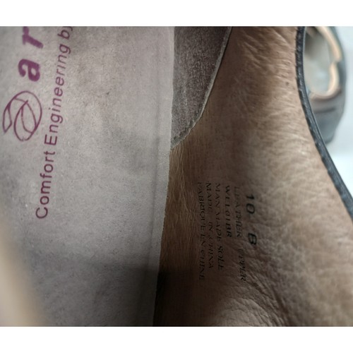 Zapatos para caminar Aravon by New Balance de cuero marrón con fondo de rodillo para mujer 10 B usados en excelente estado - Imagen 6 de 6