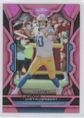 2022 Certified Mirror Pink 59/199 Justin Herbert #50 0qw3