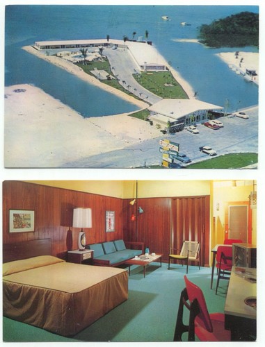 Sugar Loaf Key FL Sugar Loaf Lodge Lot of 2 Postcards Florida