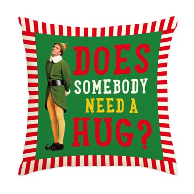Buddy The Elf Christmas Decorations, Funny Elf Pillow Covers, 18x18 Christmas...