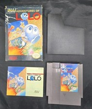 Nintendo NES Adventure of Lolo Complete CIB Manual Authentic Tested Working