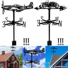 Weather Vane Metal Weather Resistant Wind Direction Indicator Retro BiiLI