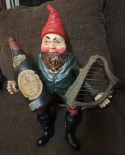 Ex. Rare 1930's-40's Era Guinness Extra Stout Beer Leprechaun Back Bar Sign 