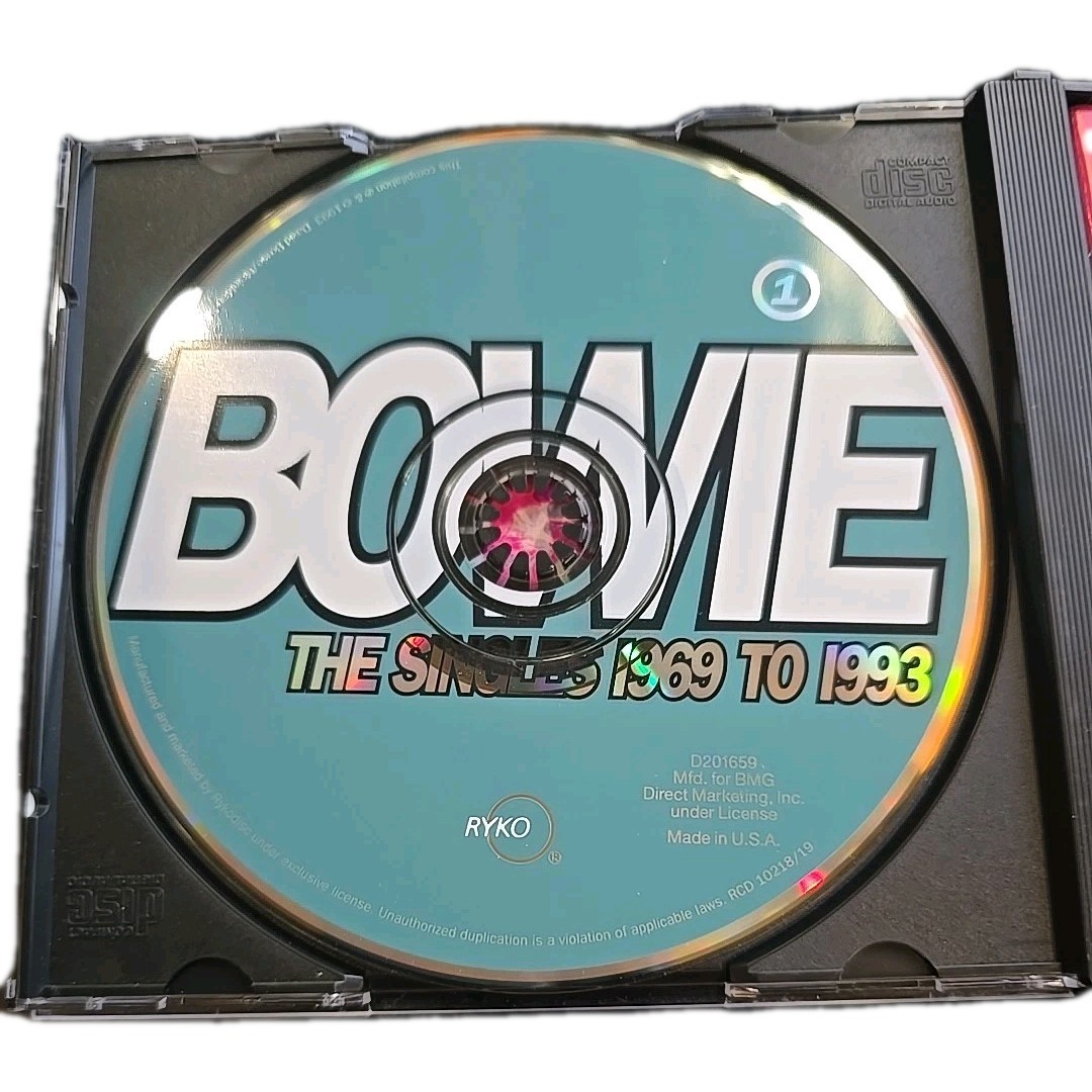 The Singles 1969-1993 by David Bowie (CD, Nov-1993, 2 Discs, EMI