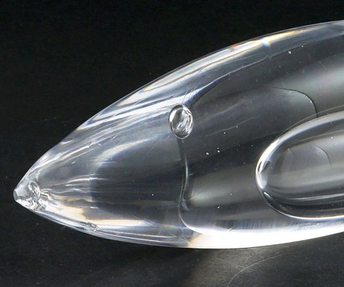 1960s Kosta Boda Vicke Lindstrand Streamlined Fish Sculpture • 6.25"L Signed - Bild 9 von 12