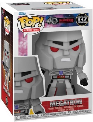 Gadget - Transformers: Funko Pop! Retro Toys - Megatron (Vinyl Figure 132) -D-F