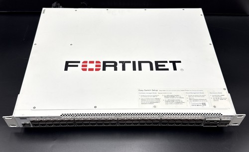 Fortinet FortiSwitch FS-548D-FPOE 48x RJ45 4x 10GB SFP+ 2x 40Gb QSFP+ Switch - Picture 4 of 7