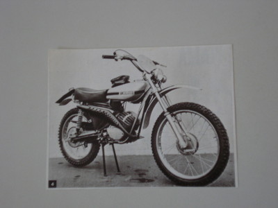RITAGLIO DI GIORNALE 1973 MOTO ANCILLOTTI SCARAB A 50