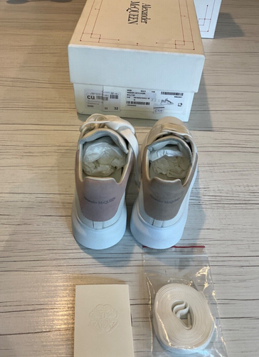 ALEXANDER McQUEEN ZAPATILLAS OVERSIZE BLANCO ROSA REINO UNIDO 13 PRECIO DE VENTA SUGERIDO POR EL FABRICANTE £250 F94 - Imagen 4 de 11