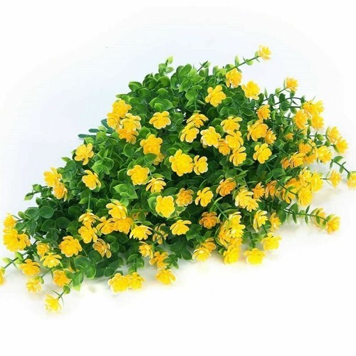 6X Fake Flowers Artificial Plants In/Outdoor For Garden Porch Window Box Plants - Picture 12 of 20