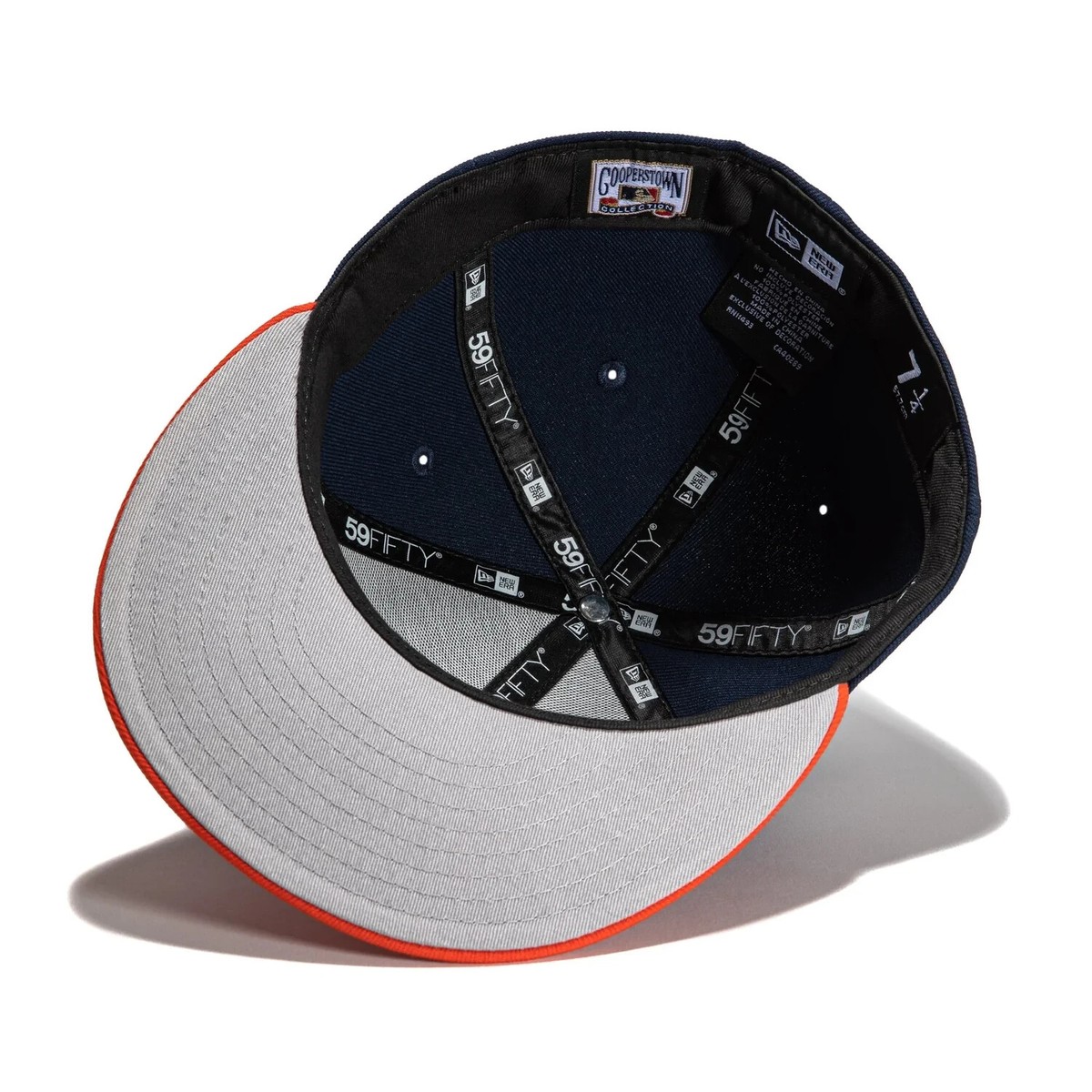 Atlanta Braves New Era 59FIFTY Navy & Orange 150th 