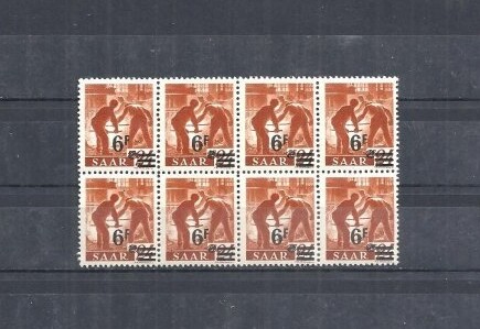Saarland 1947 - 1956, sheet parts, from Michel numbers: 230 - 378 **, mint condition ** - Picture 19 of 33