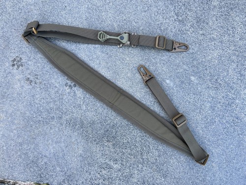 Slingster Style verstellbare Gewehrschlinge 1+2 Punkt taktischer HK Haken Multicam AOR1 - Bild 12 von 16