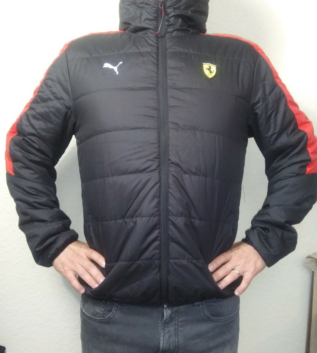 Puma Scuderia Ferrari Mens Lightweight Puffer Jacket Pre  owned