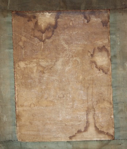 Real Nice Tibet Tibetan 19th Century Old Antique Buddhist Thangka Palden Lhamo - Picture 12 of 13