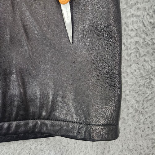 Apt 9 Genuine Lambskin Jacket Mens XL Black Zip Buttersoft Pockets Coat *Read* - Picture 21 of 21