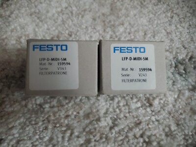Festo LFP-D-MIDI-5M 159594 Filter Cartridge - Lot Of 2