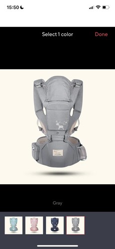 Ergonomic Flip Advanced 3 In 1 Convertible Baby Carrier Adjustable Infant Strong - Picture 5 of 9