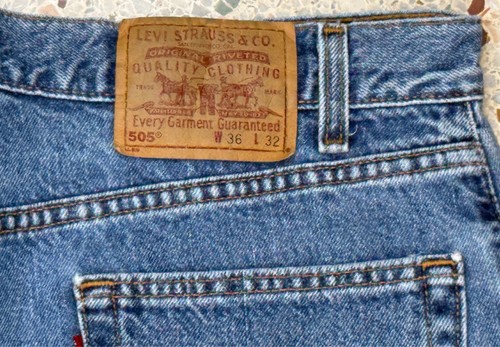 levi's 505 Men's Vtg Made In USA 5 Pocket Denim Jeans Size 36x32 (Actual 35x31) - Picture 11 of 12